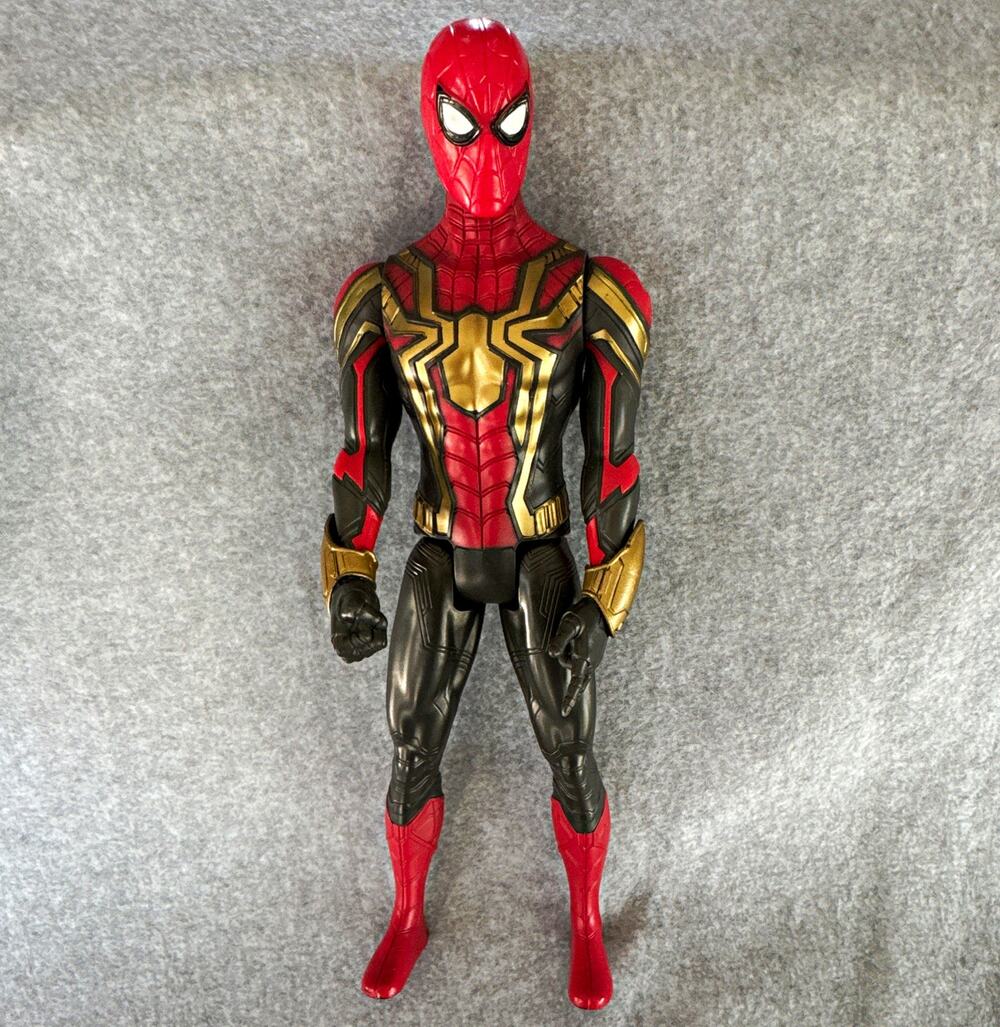 Marvel Spider-Man Action Figure Red/Black/Gold Plastic Spider HF1931 13511